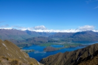 Rounding the mountain with new lands on the back side mt roy viewshed