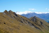 The snow line melted way back from the morning's covering snow in new zealand