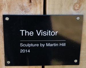 Proof this sculpture is the one I say it is The Visitor by Martin Hill