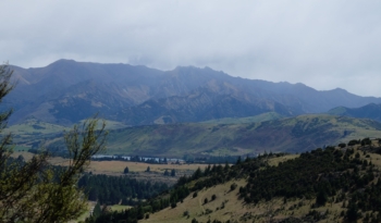 View from Mt Iron towards Lake Hāwea Mt Iron Hike