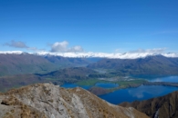 Motatapu river out of Aspiring National Park peaks to lakes