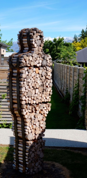 Local artist's sculpture in our front yard. Martin Hill Sculptor